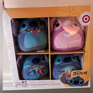 Disney Stitch Squishmallows Plush Gift Set